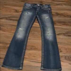 Silver Pioneer bootcut jeans excellent condition